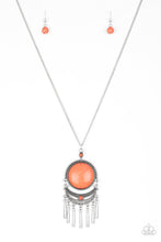 Load image into Gallery viewer, Rural Rustler - Orange necklace 878
