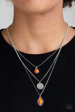 Load image into Gallery viewer, Tide Drifter - Orange necklace 944
