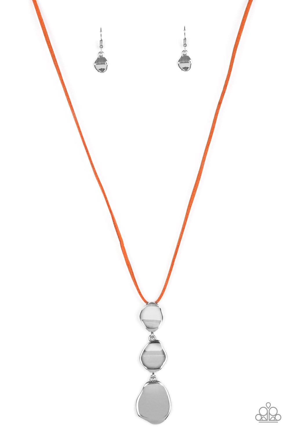 Embrace the Journey - orange necklace 844