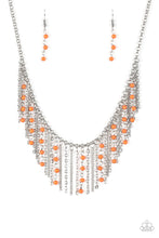 Load image into Gallery viewer, Harlem Hideaway - orange necklace 776
