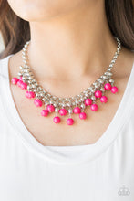 Load image into Gallery viewer, Friday Night Fringe - Pink necklace 588
