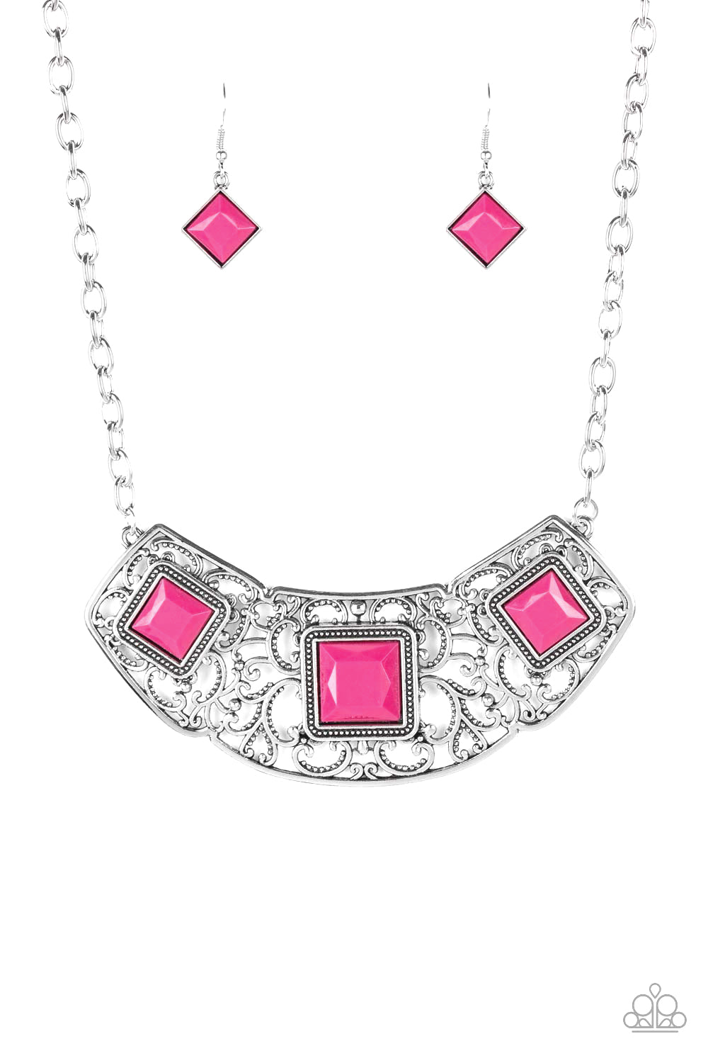 Feeling Inde-PENDANT - Pink necklace 589