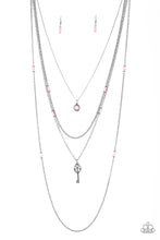 Load image into Gallery viewer, Key Keynote - Pink necklace 2192
