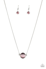 Load image into Gallery viewer, Rose-Colored Glasses - Purple necklace 704
