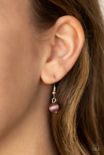 Load image into Gallery viewer, Rose-Colored Glasses - Purple necklace 704
