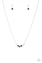 Load image into Gallery viewer, Sparkling Stargazer - Purple necklace 851
