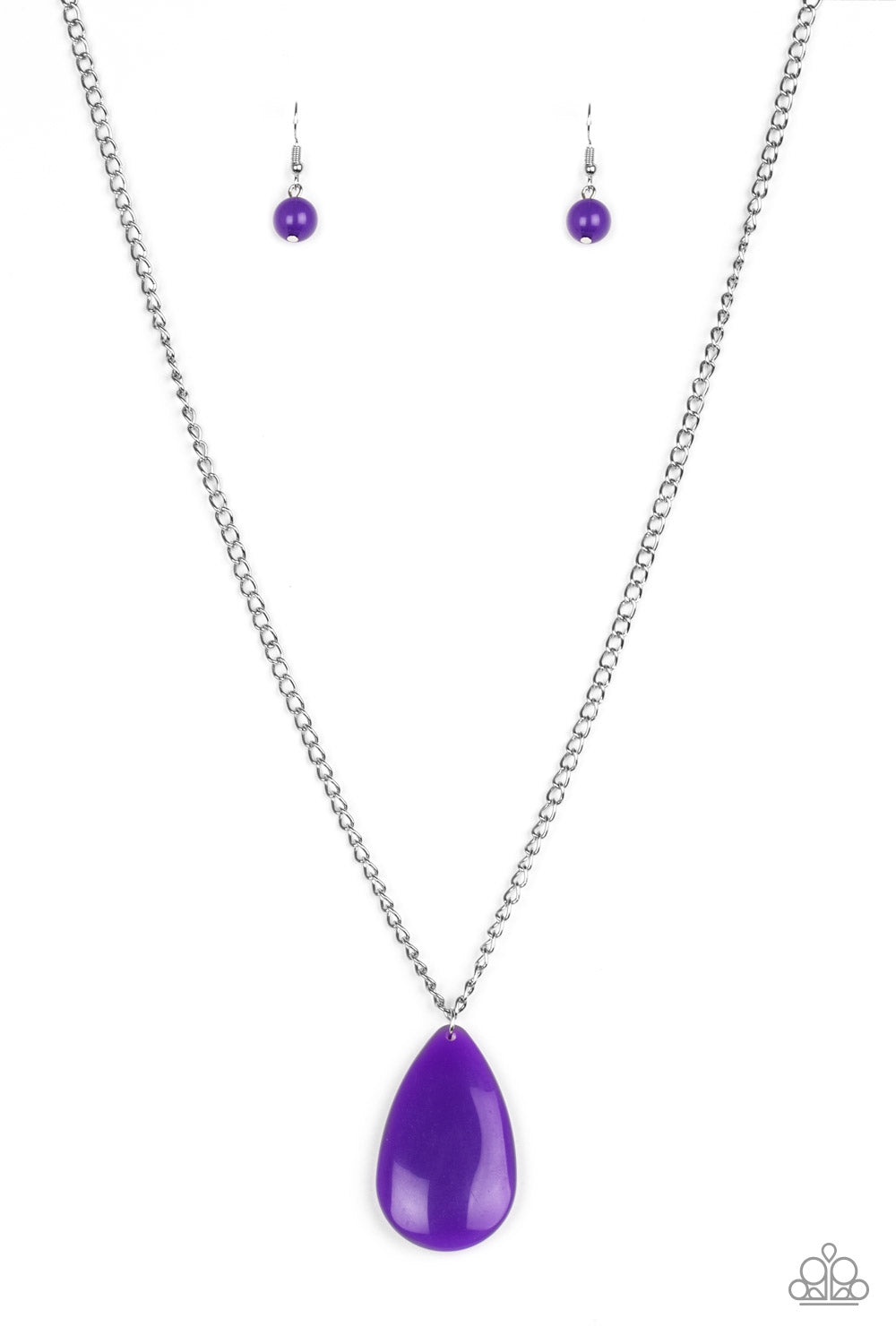 So Pop-YOU-lar - Purple necklace 618