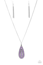 Load image into Gallery viewer, Tiki Tease - Purple necklace 679
