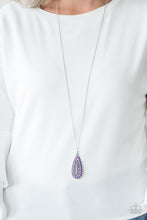 Load image into Gallery viewer, Tiki Tease - Purple necklace 679
