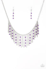 Load image into Gallery viewer, Harlem Hideaway - Purple necklace 540
