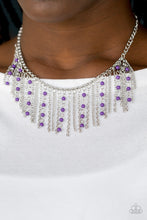 Load image into Gallery viewer, Harlem Hideaway - Purple necklace 540
