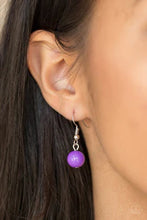 Load image into Gallery viewer, Friday Night Fringe - Purple necklace 586
