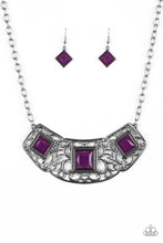 Load image into Gallery viewer, Feeling Inde-PENDANT - Purple necklace 868
