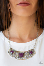 Load image into Gallery viewer, Feeling Inde-PENDANT - Purple necklace 868
