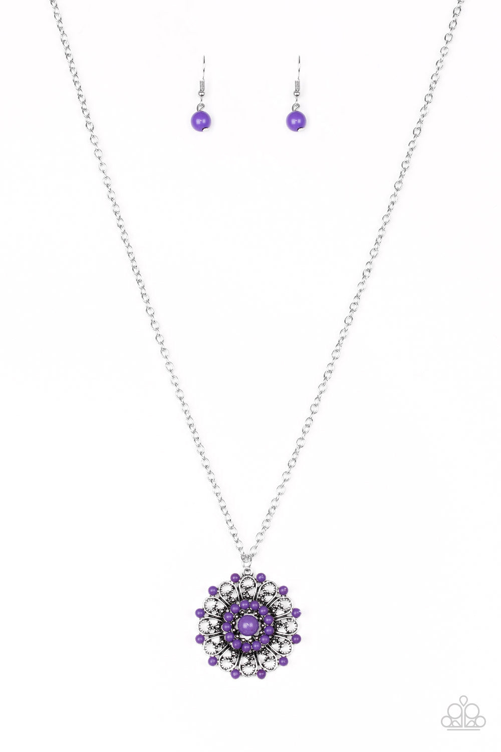 Boho Bonanza - Purple necklace 1742