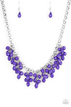 Load image into Gallery viewer, Modern Macarena - Purple necklace 2217
