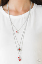 Load image into Gallery viewer, Soar With The Eagles - Red necklace 2144
