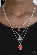 Load image into Gallery viewer, Southern Roots - Red necklace 588
