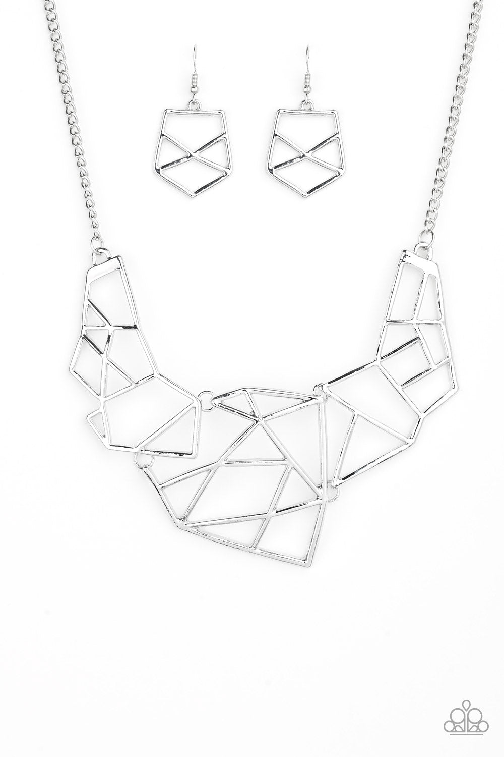 World Shattering - Silver necklace 956