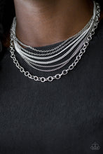 Load image into Gallery viewer, Intensely Industrial - White necklace 941
