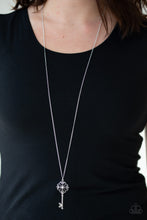 Load image into Gallery viewer, Got It On Lock - White necklace 2047
