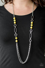 Load image into Gallery viewer, CACHE Me Out - yellow necklace 711
