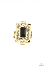 Load image into Gallery viewer, Stone Cold Couture  - (So Smithsonian) Brass ring F104

