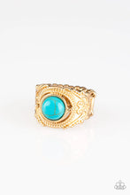 Load image into Gallery viewer, Stand your Ground - Gold ring E092
