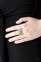 Load image into Gallery viewer, Stand your Ground - Gold ring E092
