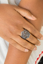 Load image into Gallery viewer, Fire and Ice - Silver ring 519
