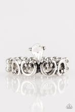 Load image into Gallery viewer, Twinkling Tiaras - White ring 1512
