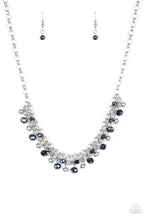 Load image into Gallery viewer, Trust Fund Baby - Blue necklace 1508
