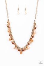 Load image into Gallery viewer, Courageously Catwalk - Gold necklace plus matching bracelet Catwalk Crawl - Gold 525
