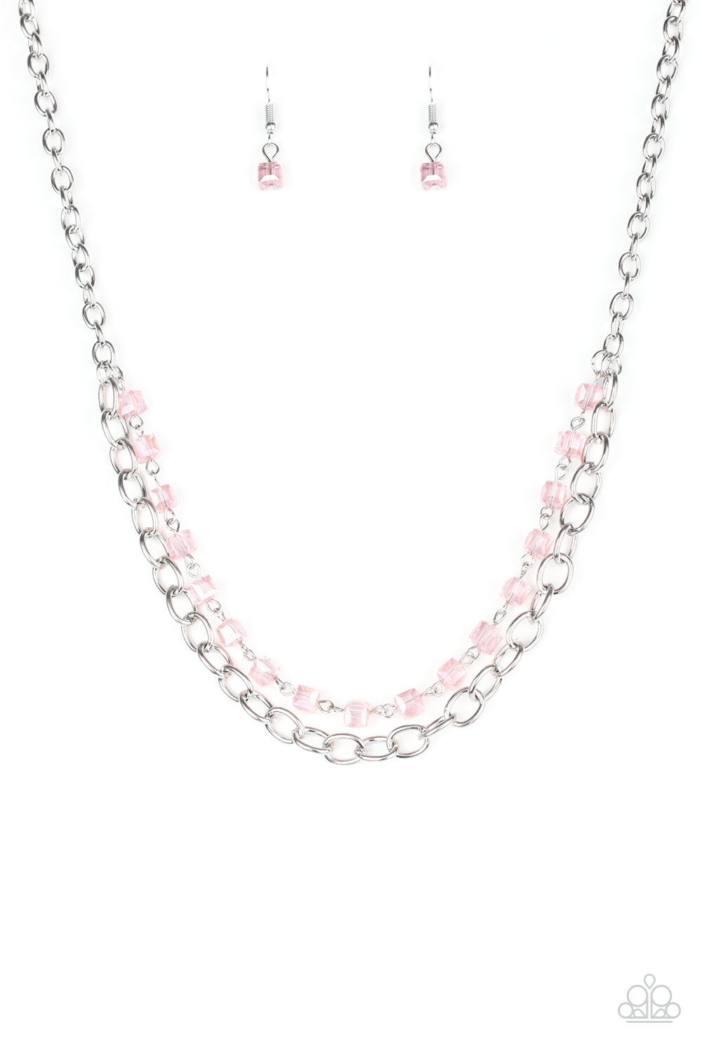 Block Party Princess - Pink necklace 1746