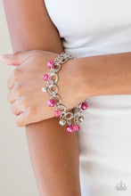 Load image into Gallery viewer, Fiercely Fancy - Pink necklace plus matching bracelet 1546
