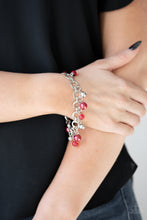 Load image into Gallery viewer, Fiercely Fancy - Red necklace plus matching bracelet Fancy Fascination - Red 856
