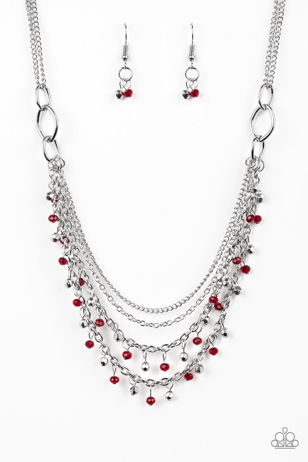Financially Fabulous - Red necklace 892