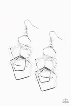 Load image into Gallery viewer, Five-Sided Fabulous - Silver earring D050
