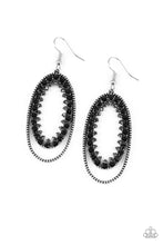 Load image into Gallery viewer, Marry Into Money - Black earring 938
