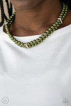 Load image into Gallery viewer, Put On Your Party Dress - Green choker necklace 1523
