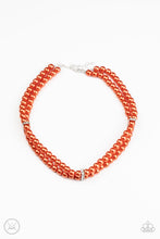 Load image into Gallery viewer, Put On Your Party Dress - Orange choker necklace 934
