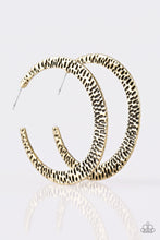 Load image into Gallery viewer, BEAST Friends Forever - Brass hoop earring 698
