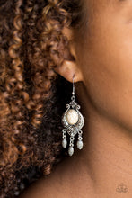 Load image into Gallery viewer, Enchantingly Environmentalist - White earring 812

