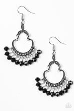 Load image into Gallery viewer, Babe Alert - Black earring 965
