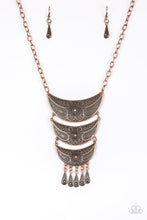 Load image into Gallery viewer, Go STEER-Crazy - copper necklace 601
