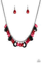 Load image into Gallery viewer, Hurricane Season - red gunmetal necklace 880
