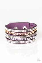 Load image into Gallery viewer, Fashion Fiend - Purple snap urban bracelet A008
