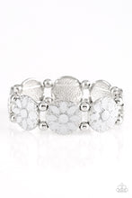 Load image into Gallery viewer, Dancing Dahlias - Silver bracelet 1766
