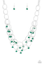 Load image into Gallery viewer, Yacht Tour - Green Necklace 979
