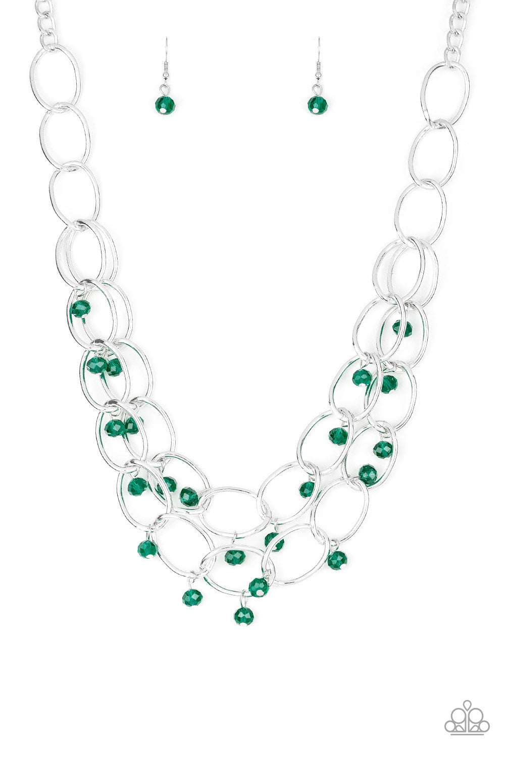 Yacht Tour - Green Necklace 979